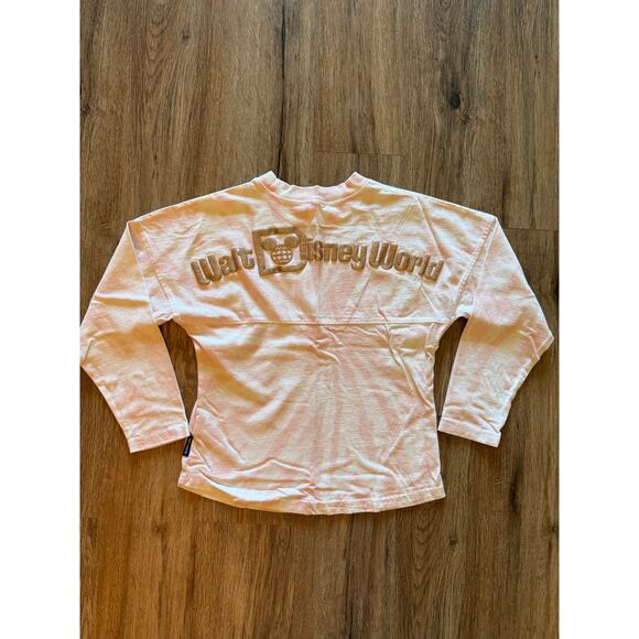 Disney Parks Youth Pink Tye Dye and Rose Gold Spirit Jersey Size Medium - Picture 3 of 3
